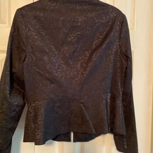 Black jacket with lace